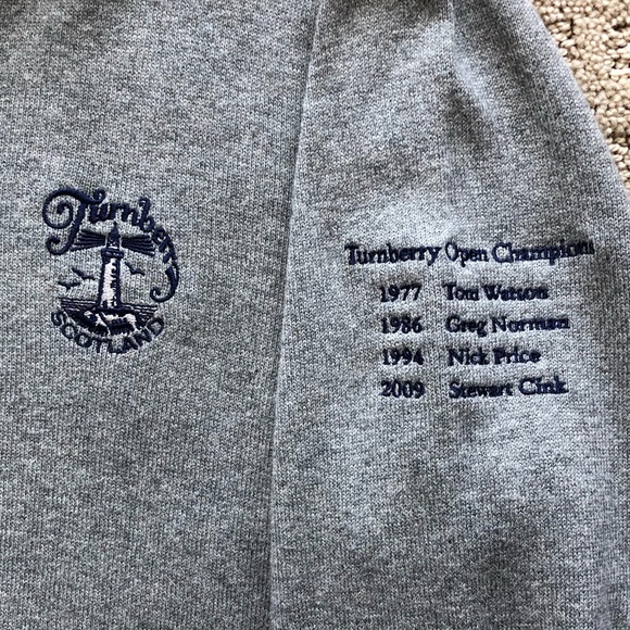 Glenmuir Turnberry Open Championship Quarter Zip Sweater - Picture 2 of 3